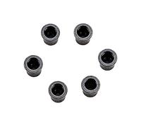 Beaupretty 6pcs Vintage Black Guitar String Caps Set Practical Guitar String Holders