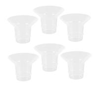 Beaupretty 6pcs Washable Silicone Flange Inserts for Breast Small Fit Ergonomic Parts Compatible with Wearable Accessories