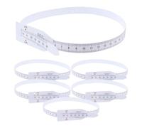 Beaupretty 6pcs White Head Circumference Measuring Tape 56cm Plastic Arm and Head Circumference Ruler for Pediatric Length Testing and Measurement