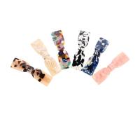 Beaupretty 6pcs Women Hair Clip Bow-knot Hairpin Acetate Hair Decor for Lady Chic Barrette Stylish Accessories