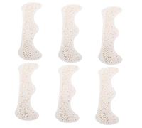 Beaupretty 6sheets Face Glitter Temporary Stars Makeup Accessories for Festival Rave and Party Bag Fillers Cute Face Jewels for Women