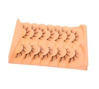 Beaupretty 7pairs Natural False Eyelashes Fox Eye Style Wispy Lashes Fox Eye Lash Strips