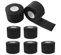 Beaupretty 7pcs Disposable Black Haircut Neck Paper Barber Hairdressing Neck Strips Breathable Paper Wrap for Salon Use