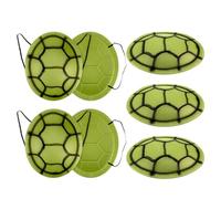 Beaupretty 7pcs Eva Turtle Shell Costume for Wearable Sea Turtle Cosplay Outfit for Halloween and Carnival Parties Comfortable and Lightweight Ninja Dress Up Role Play