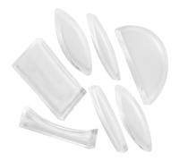 Beaupretty 7Pcs Transparent Optical Lens Set Acrylic Convex Concave Lenses for Physics Teaching Science Experiments Reflection Refraction Light Study