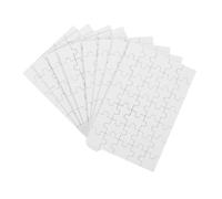 Beaupretty 8 sheets Sublimation Heat Transfer Blank Jigsaw Puzzles DIY Craft Puzzle with Smooth Shimmering Surface Lightweight Wood for Custom Painting and Reusable Art Projects