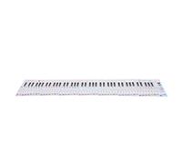 Beaupretty 88-key Piano Practice Chart with Staff and Number Notation Portable Roll-up Piano Keyboard Guide for Beginners Finger Position Exercise Sheet and Exam Preparation