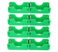 Beaupretty 8Pcs Abs Electricity Experiment Battery Box for Physics Lab Teaching Safe Tandem Parallel Circuit Holder for Aa Educational Battery Case