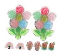 Beaupretty 8pcs Detachable Shoe Clip Sparkling Decorative Shoe Charms for Lace Accessories Easy to Attach and Replace Vibrant Bling Designs Including Rainbow Flower Cake and Ice Cream Styles