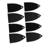 Beaupretty 8pcs Electric Bass Guitar Truss Rod Cover Plates Tip Corner Plastic Replacement with Easy Installation Neck Adjustment Protection for Maintenance