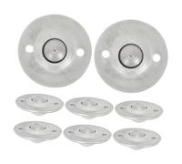 Beaupretty 8Pcs Heavy Duty Swivel Ball Bearing Roller Transfers with Screw Furniture Casters for Stable Load-bearing and Smooth Direction Change Precision-made Movable Equipment Components