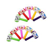 Beaupretty 8Pcs Inflatable Hammer Party Cartoon Squeaky Mallets for Birthday Festival Pool Halloween Indoor Outdoor Fun Props Random Color