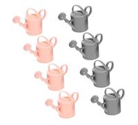 Beaupretty 8Pcs Miniature Watering Can Abs Material Cute Mini House Watering Pots for Indoor Plants Tabletop Decoration Small Compact Handheld Garden Accessories