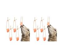 Beaupretty 8pcs Natural Pink Salt Lick Blocks for Horses Deer Cattle Rabbits - Rich Mineral Animal Licks Suitable for Livestock Nutrition