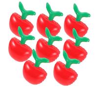 Beaupretty 8pcs Party Favors Welcome Back to School Inflatable Decor Back-to-school Balloon Fruit Themed Balloons Classroom Decoration Red Pvc