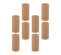 Beaupretty 8pcs Practical Kraft Paper Tea Boxes for Essential Oil Bottles Wedding Party Storage
