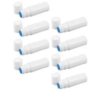 Beaupretty 8pcs Refillable 30ml Plastic Liquid Application Bottles with White Sponge Head, Precise Application and Drop-resistant Design, for Family Care and Travel Use