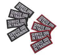 Beaupretty 8pcs Service Dog Patches for Harness Pet Patch Dog Training Hook and Loop Backing Suitable for Harnesses and Vests