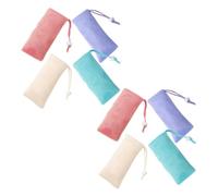 Beaupretty 8pcs Soft Soap Bag for Shower Drawstring Mesh Soap Pouch Exfoliating Pouch for Foaming and Drying