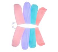 Beaupretty 8pcs Thickened Soap Foaming Net Bags with Lanyard Portable Shampoo Bar Pouch for Face Washing and Exfoliating Gentle Foaming Soap Scrubber Pouches in Pastel Colors