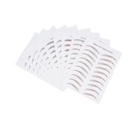 Beaupretty 9 Sheets Imitation False Eyebrows Stickers Temporary Natural Look Brow Transfers for Sparse Over Plucked Brows Easy to Apply Hair Like Cosmetics