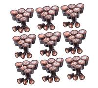 Beaupretty 90pcs Mini Resin Coffee Cups with Realistic Latte Art Japanese Inspired Dollhouse Miniature Tableware Set for Micro Landscape Cute Tiny Mugs for DIY Collectors and Dollhouse