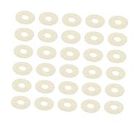 Beaupretty 90Pcs White Felt Piano Repair Parts Keyboard Balance Washers Circular Cushions for Piano Key Leveling and Regulating Replacement