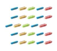 Beaupretty 99pcs Message Pills Bottle Colorful Pill Shaped Paper Gift