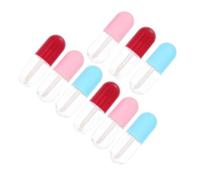 Beaupretty 9pcs Empty Lip Gloss Tube Lipstick Tubes Portable Lipstick Bottle Diy Lip Gloss Bottles Balm Container Random Color
