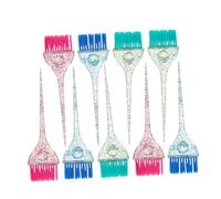 Beaupretty 9pcs Hair Highlighting Brush with Ergonomic Handles for Precise Dyeing and Tinting Comfortable Grip Hair Dye Applicator Brushes for Salon and DIY Coloring Suitable for All Skill