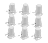 Beaupretty 9pcs Plastic Wind-up Robot Movement Parts for DIY Clay Craft Safe and Reliable Clockwork Mechanism Accessories for Creative Plaything Projects