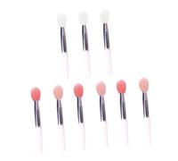 Beaupretty 9Pcs Silicone Lip Brush for Women and Professional Makeup Lip Spoon Applicator with Semi-transparent and Flesh Tones Skin-friendly Cosmetic Tool for Easy Color and Gloss