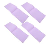 Beaupretty A5 Legal Notepads 4Pcs Purple Tear-Off Design Thick Paper Smooth Writing Portable Memo Pads for Office Management