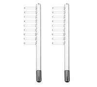 Beaupretty Accessories for Electrotherapy Devices, High Frequency Bar, High Frequency Face Bar, Electrode Bar, High Frequency Face Machine, Electric Comb, Replacement Glass Tube, Transparent