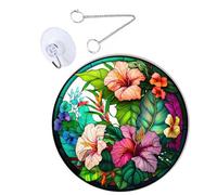 Beaupretty Acrylic Metal Flower Hanging Decor Beautiful and Practical Wall Ornament Not Easy to Deform Or Break Decorative Sign for Weddings and Bedrooms