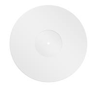 Beaupretty Acrylic Turntable Mat White Record Player Slipmat Vinyl Record Protective Pad for Turntable
