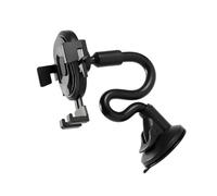 Beaupretty Adjustable Car Suction Cup Phone Holder Stand with Flexible Hose for Windshield Dashboard Lightweight Mount for Safe Navigation and -touch Lock Classic Colors Compatible