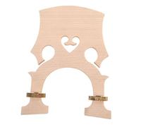 Beaupretty Adjustable Cello Bridge Durable Maple Wood Bridge with Low and Tall Options Essential Accessory for Beginners and Music Training Institutions