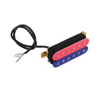 Beaupretty Adjustable Electric Guitar Pickup Double Coil Humbucker for Neck and Bridge Position Metal Frame with Open Design High Sensitivity Guitar Pickup Part for Professional Recording and