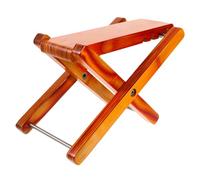 Beaupretty Adjustable Guitar Foot Stool Bamboo Pedal for Classical Guitar Music Instrument Leg Elevator in Playing Sessions