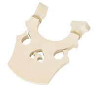 Beaupretty Adjustable Maple Bass Violin Bridge with Screws Wooden Violin Bridge Part for Enhanced Sound Quality and Comfortable Play Experience