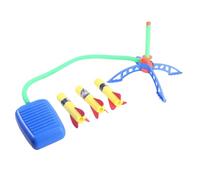 Beaupretty Adjustable Pneumatic Rocket Launcher for Outdoor Jump and Step to Launch Rockets No Battery Required Gift Random Color