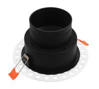 Beaupretty Adjustable Round Ceiling Air Vent Cover with Abs Material and Flush Mount Design, Smooth Airflow Control for Kitchen and Office Use, Fits 75mm Diameter Hose, Concealed Recessed