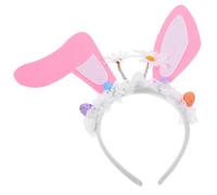 Beaupretty Adorable Bunny Ear Headband for Adults Soft Lightweight Rabbit Ears Hair Accessory for Easter Parties Costumes Creative Easter Egg Decoration