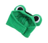 Beaupretty Adorable Frog-shaped Hamster Hat Soft Chinchilla Costume Accessory Comfortable Pet Cosplay Headwear for Small Pets Party and Dress-up
