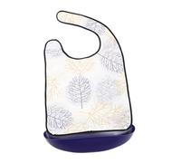 Beaupretty Adult Bib for Elderly Large Leakproof Reusable Pinafore Clothing Protector with Adjustable Fit Oil Resistant Spill Guard for Patient Care and Mealtime Use