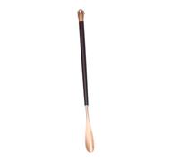 Beaupretty Alloy Metal Shoehorn Wooden Handle Long Handle Design for Elderly Pregnant Boy Girl Disabled Dolphins Shape