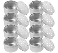 Beaupretty Aluminum Nose Work Containers Dog Scent Training Kit with Perforated Lids and Explosive Detection Training 10pcs