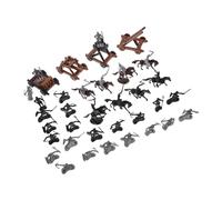 Beaupretty Ancient Chariot and Soldier Plastic Model for Sand Table Decor Medieval Figures Kit for Historical Role Playing and Parent Interaction