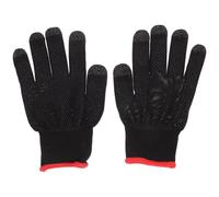 Beaupretty Anti-sweat Breathable Finger Gaming Gloves for Touchscreen Mobile Games, Half-finger Silicone Coated Gloves, 1 Pair Pack for Phone Game Players